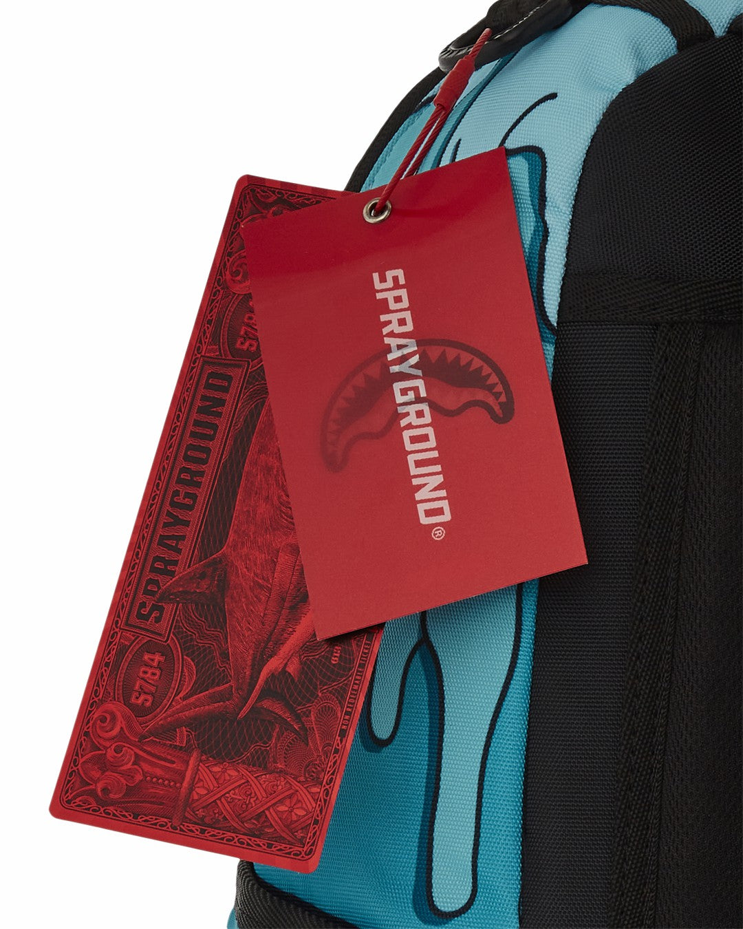 Sprayground JORGE RODRIGUEZ THE ARTIST COLLAB DRIPS SHARKS BACKPACK