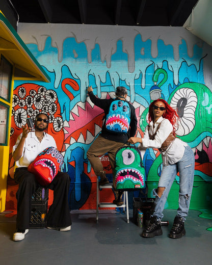 Sprayground JORGE RODRIGUEZ THE ARTIST COLLAB BLINKY SHARK BACKPACK