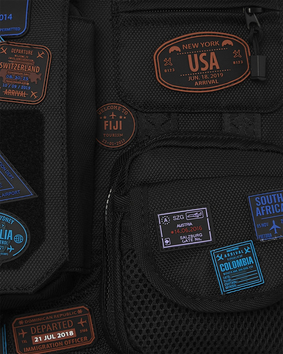Sprayground JAMES FIRST CLASS I GOT THESE STAMPS BACKPACK