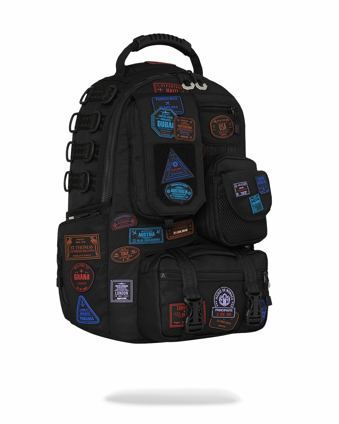 Sprayground JAMES FIRST CLASS I GOT THESE STAMPS BACKPACK