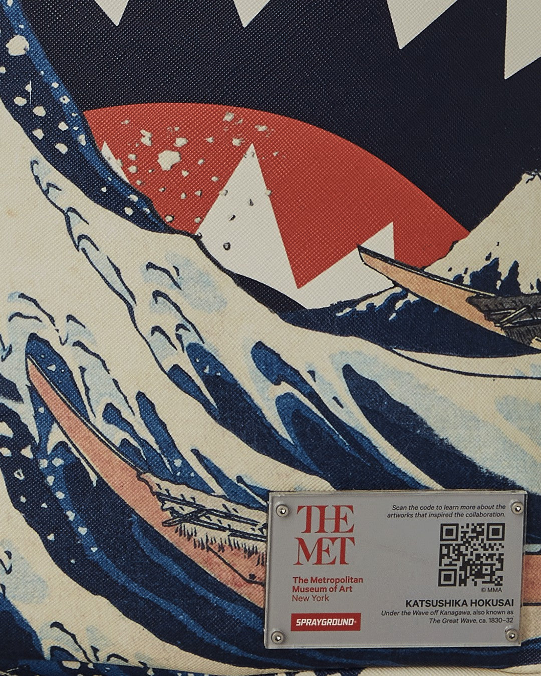 Sprayground THE MET HOKUSAI GREAT WAVE BACKPACK